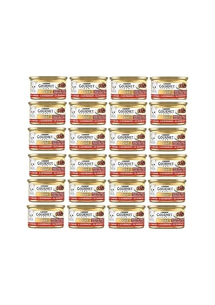 Gourmet Parça Etli Sığır Etli Yaş Sı (24 x 85 Gr)