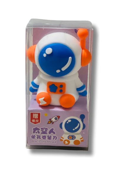 3D Mini Kalemtıraş 1 Adet - Astronot Figürlü fırsatları
