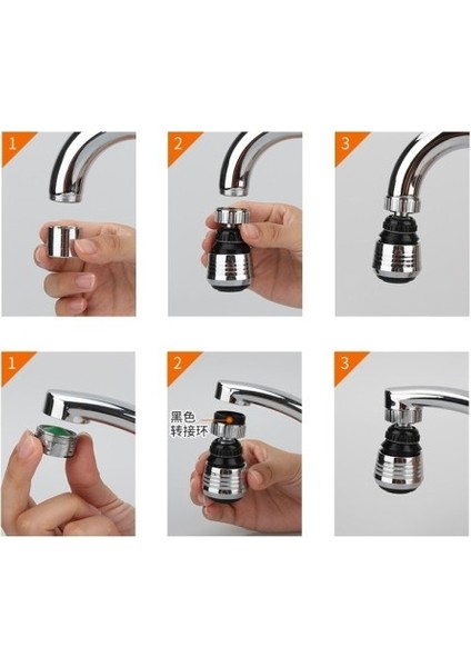Su Tasarruflu 2 Modlu Musluk Başlığı Kısa