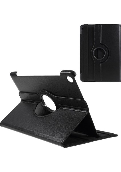 Litchi Skin 360 Derece Dönen Stand Pu Deri Kılıf Huawei Mediapad M5 10/m5 10 Pro -Yeşil (Yurt Dışından)