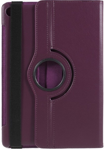 Litchi Skin 360 Derece Dönen Stand Pu Deri Kılıf Huawei Mediapad M5 10/m5 10 Pro -Yeşil (Yurt Dışından)