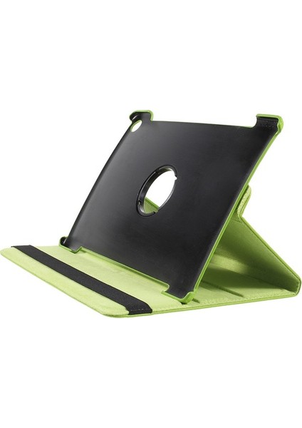 Litchi Skin 360 Derece Dönen Stand Pu Deri Kılıf Huawei Mediapad M5 10/m5 10 Pro -Yeşil (Yurt Dışından)