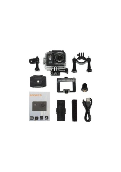 Holatec 4K Ultra Hd Çok Fonksiyonlu Profesyonel 1080P Wifi Kamera Spor Kamera Mini Akıllı Su Altı fırsatları