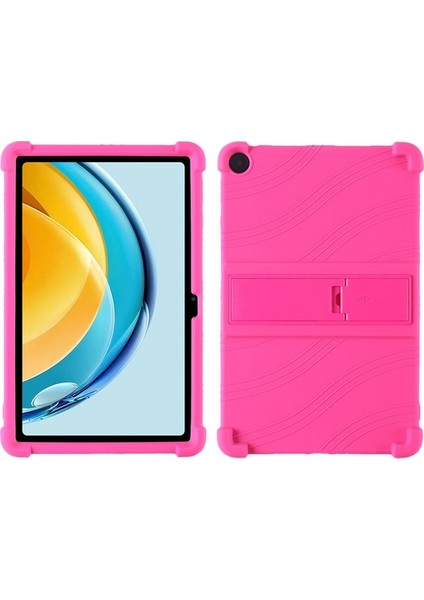 Huawei Matepad Se Için 10.4 Inç 2022 Darbeye Dayanıklı Tablet Kapak Stand-Kırmızı ile Yumuşak Silikon Kılıf (Yurt Dışından)
