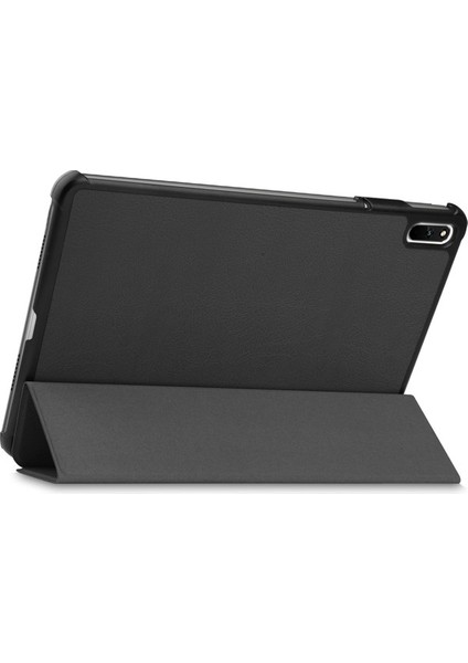 Huawei Matepad 11 2021 Için Koruyucu Kılıf Darbeye Dayanıklı Pu Deri Tablet Kabuk Üç Katlı Stand Kapağı Desteği Otomatik Uyandırma/uyku-Siyah (Yurt Dışından) indirimleri