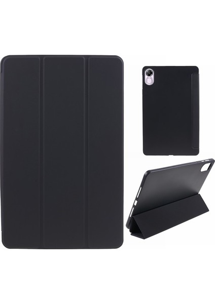 Honor Pad X8 Pro/pad X9 Koruyucu Kılıf Çizilmez Pu+Mat Tpu Tablet Kapağı Üç Katlı Stand-Açık Yeşil (Yurt Dışından)