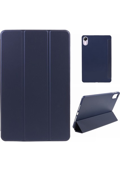 Honor Pad X8 Pro/pad X9 Koruyucu Kılıf Çizilmez Pu+Mat Tpu Tablet Kapağı Üç Katlı Stand-Açık Yeşil (Yurt Dışından)