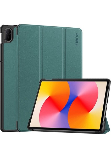 Enkay Hat Prens Huawei Matepad Se 11 Kılıf Pu Deri + Pc Üç Katlı Stand Tablet Kapak-Siyah (Yurt Dışından)