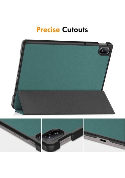 Enkay Hat Prens Huawei Matepad Se 11 Kılıf Pu Deri + Pc Üç Katlı Stand Tablet Kapak-Siyah (Yurt Dışından)
