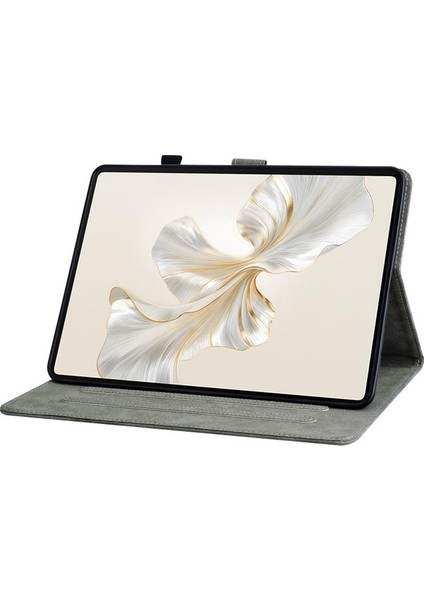 Honor Pad 9 Kılıf Için Kaplan Desenli Pu Deri Kaymaz Koruyucu Tablet Kapağı-Kahverengi (Yurt Dışından) fiyatları