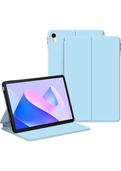 Huawei Matepad 11 2023 Standlı Koruyucu Kapaklı Tablet Kılıfı - Beyaz (Yurt Dışından)