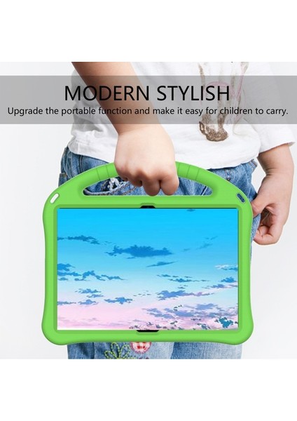 Anti-Şok Saplı Koruyucu Eva Tablet Kılıfı Kabuk Huawei Mediapad T5 10.1-Green (Yurt Dışından) fırsatları