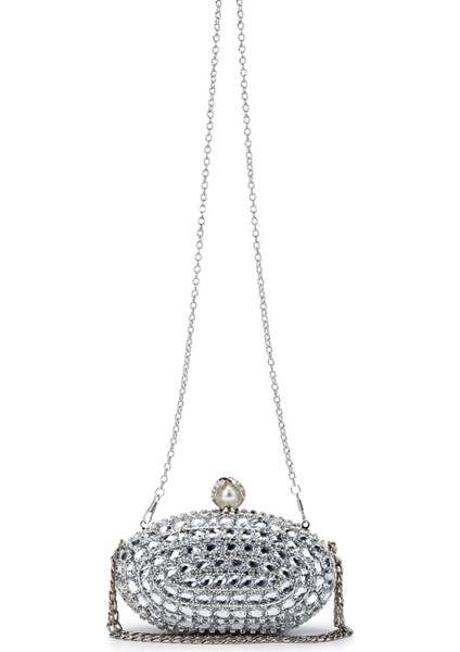 Kadın Vegan Gri Abiye Çanta 1083 003-1 Bn Cnt Y25 Gumus fırsatları