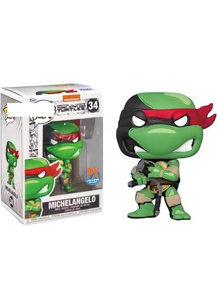 Justice League Batman Superman Flash Teenage Mutant Ninja Turtles Anime El Kuklası Hediyelik Maket Süsler (Yurt Dışından)