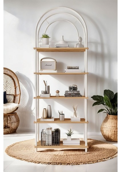 Çevir Kur Bohem Çok Amaçlı Raf Dolap Atlantik Çam Bd 199*71*29 cm