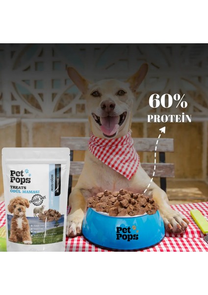 Köpekler İçin Ödül Maması - Kuzu Ciğer / Doğal / Freeze Dry modelleri