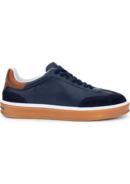 Erkek Deri Lacivert Sneakers & Spor Ayakkabı 978 300 Erk Ayk Y25 Lacıvert