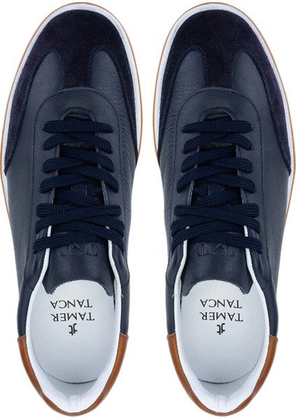 Erkek Deri Lacivert Sneakers & Spor Ayakkabı 978 300 Erk Ayk Y25 Lacıvert