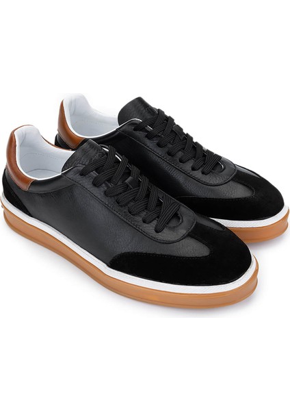 Erkek Deri Siyah Sneakers & Spor Ayakkabı 978 300 Erk Ayk Y25 Sıyah fiyatları