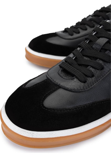 Erkek Deri Siyah Sneakers & Spor Ayakkabı 978 300 Erk Ayk Y25 Sıyah modelleri