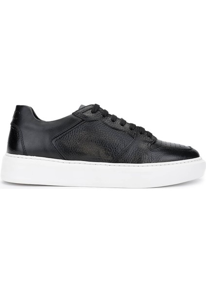 Erkek Deri Siyah Sneakers & Spor Ayakkabı 1093 054 Erk Ayk Y25 Sıyah Alk