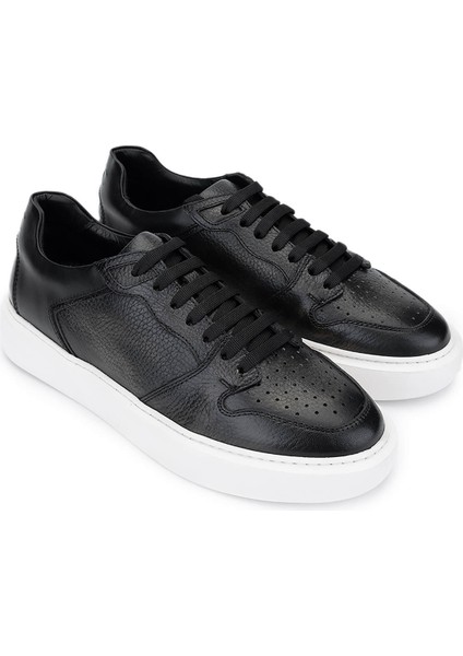 Erkek Deri Siyah Sneakers & Spor Ayakkabı 1093 054 Erk Ayk Y25 Sıyah Alk