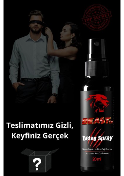 Beastix 20ML Uzun Etkili Deneyim Sprey – Kolay Uygulama & Su Bazlı Formül