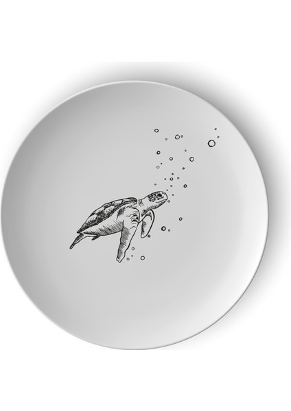 Caretta Caretta Porselen Tabak