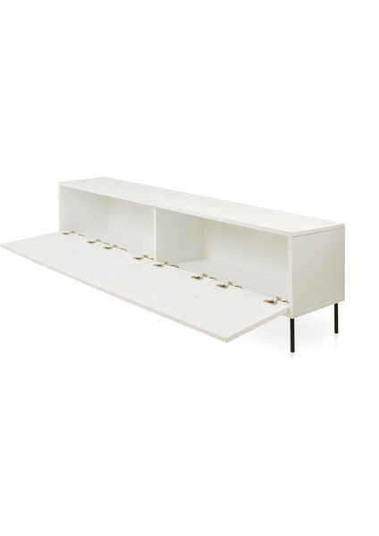 Modern Tv Ünitesi - Beyaz - 180 cm