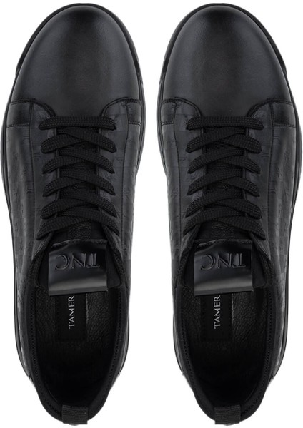 Erkek Deri Siyah Sneakers & Spor Ayakkabı 1118 096 Erk Ayk Y25 Sıyah Bsk