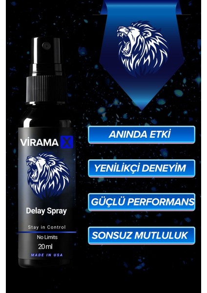 Viramax 20ML Sprey – Uzun Deneyim & Güçlü Etki
