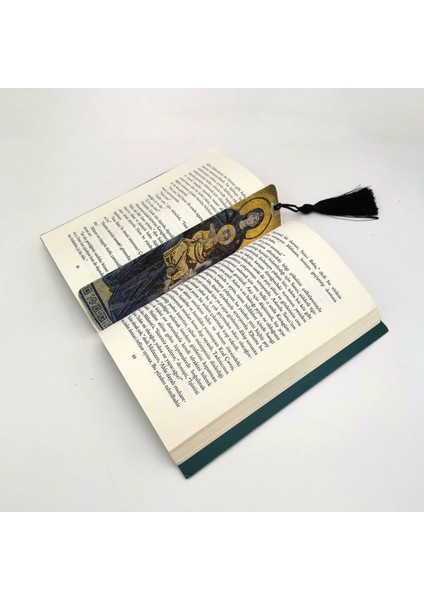 Hz. Meryem ve Isa Baskılı, Püsküllü Kitap Ayracı (Hediyelik BOOKMARK,AYRAÇ-105)
