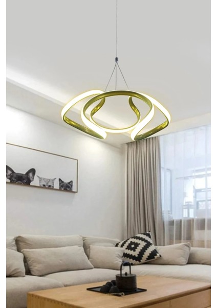 Dron LED Avize - 3 Renk Kumandalı
