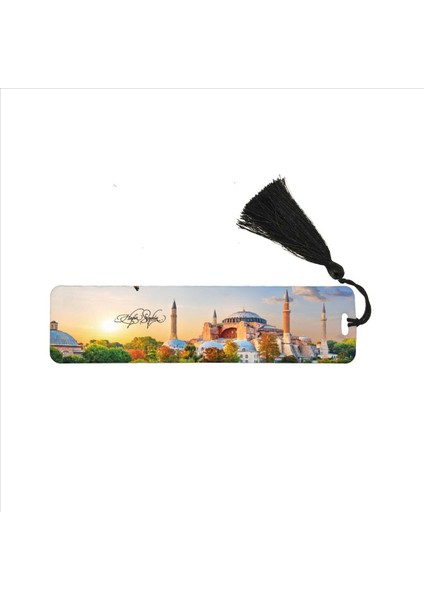 Ayasofya Baskılı, Püsküllü Kitap Ayracı (Hediyelik BOOKMARK,AYRAÇ-065)