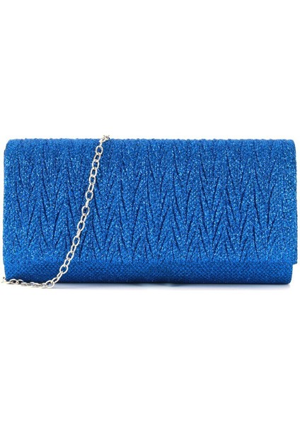 Moda Kadınlar Küçük Crossbody Çanta Bayanlar Omuz Çantası Kızlar Için Glitter Debriyaj Deri Çanta (Yurt Dışından)