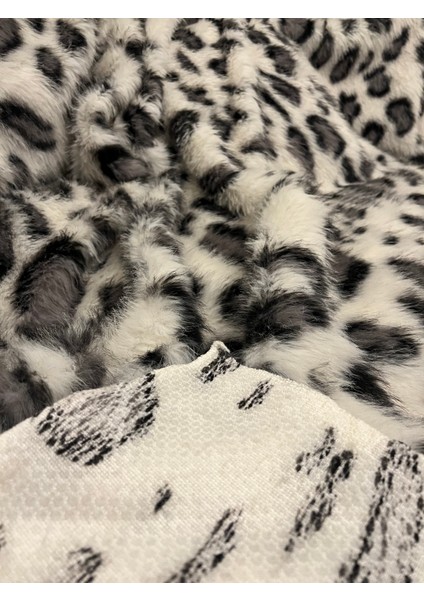 Peluş Örtü Kaymaz Koltuk Örtüsü Leopar Desenli Koltuk Örtüsü