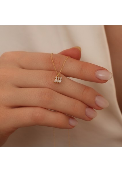 Jewel 14 Ayar Altın Taşlı Kolye – Zarafetin Işıltısı modelleri