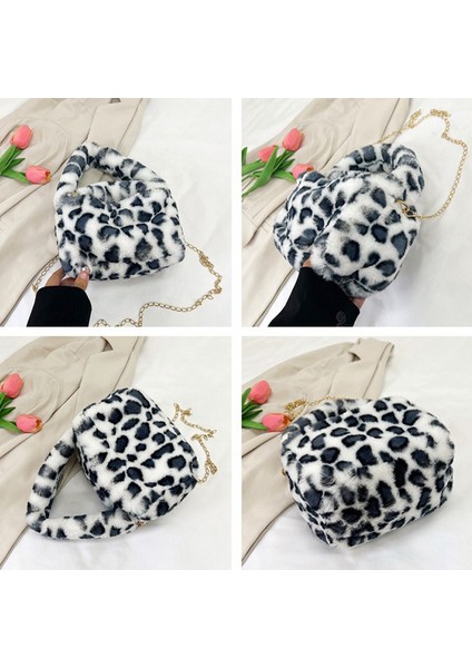 Bayan Küçük Peluş Çanta Moda Kadın Crossbody Çanta Hobo Çanta (Yurt Dışından) modelleri