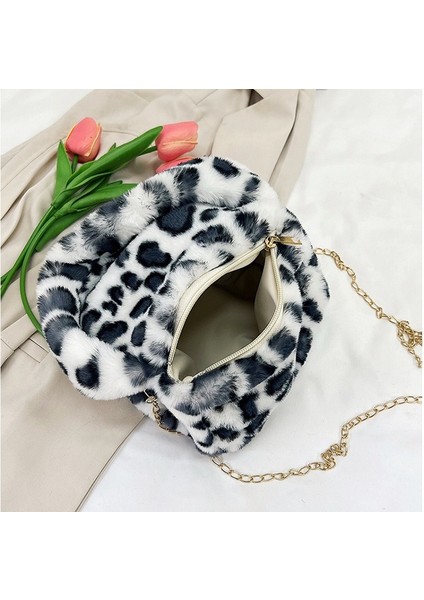 Bayan Küçük Peluş Çanta Moda Kadın Crossbody Çanta Hobo Çanta (Yurt Dışından) indirimleri