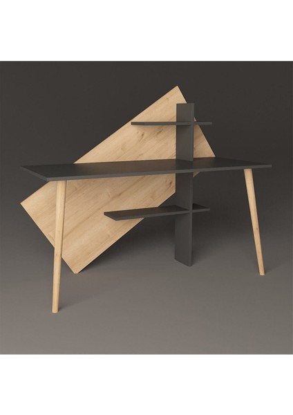 Rüzgar Çalışma Masası Antrasit & Meşe fiyatları