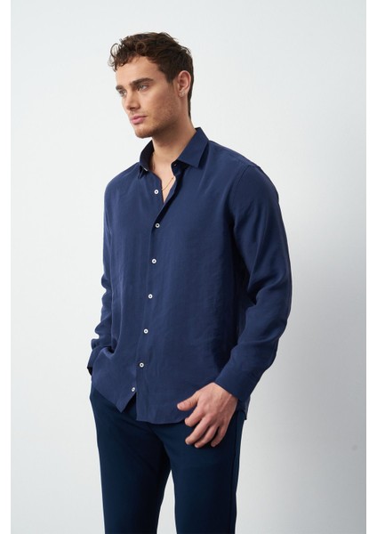 Modal Uzun Kol Rahat Kesim Erkek Gömlek modelleri