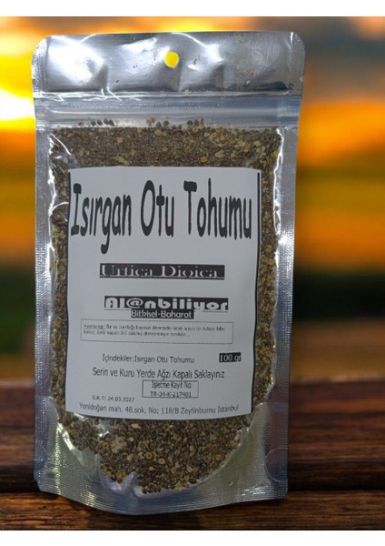 Isırgan Otu Tohumu 100 gr Yenilebilir Taze Yeni Mahsül