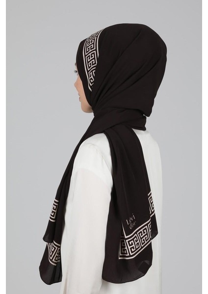Mat Siyah Desenli Medine İpeği Şal fiyatları