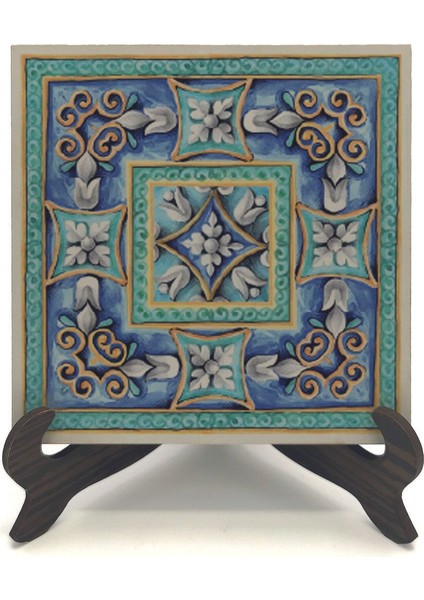 Italyan Deseni Baskılı Mdf Masaüstlük 10X10