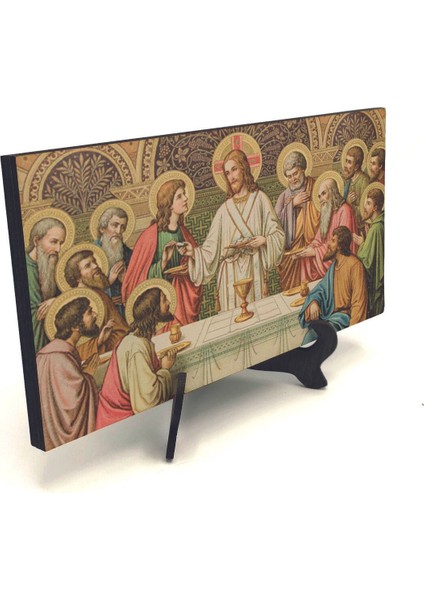 Eucharist (Rabbin Sofrası) Baskılı Mdf Masaüstlük 10X20