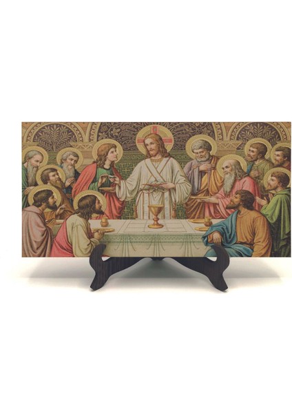 Eucharist (Rabbin Sofrası) Baskılı Mdf Masaüstlük 10X20