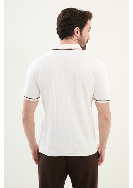 Triko Polo Düğmeli Yaka