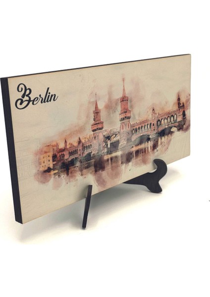 Berlin Baskılı Mdf Masaüstlük 10X20
