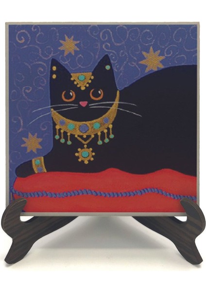 Kedi Baskılı Mdf Masaüstlük 10X10 fiyatları