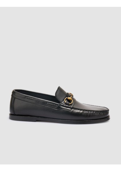 Deri Siyah Erkek Loafer